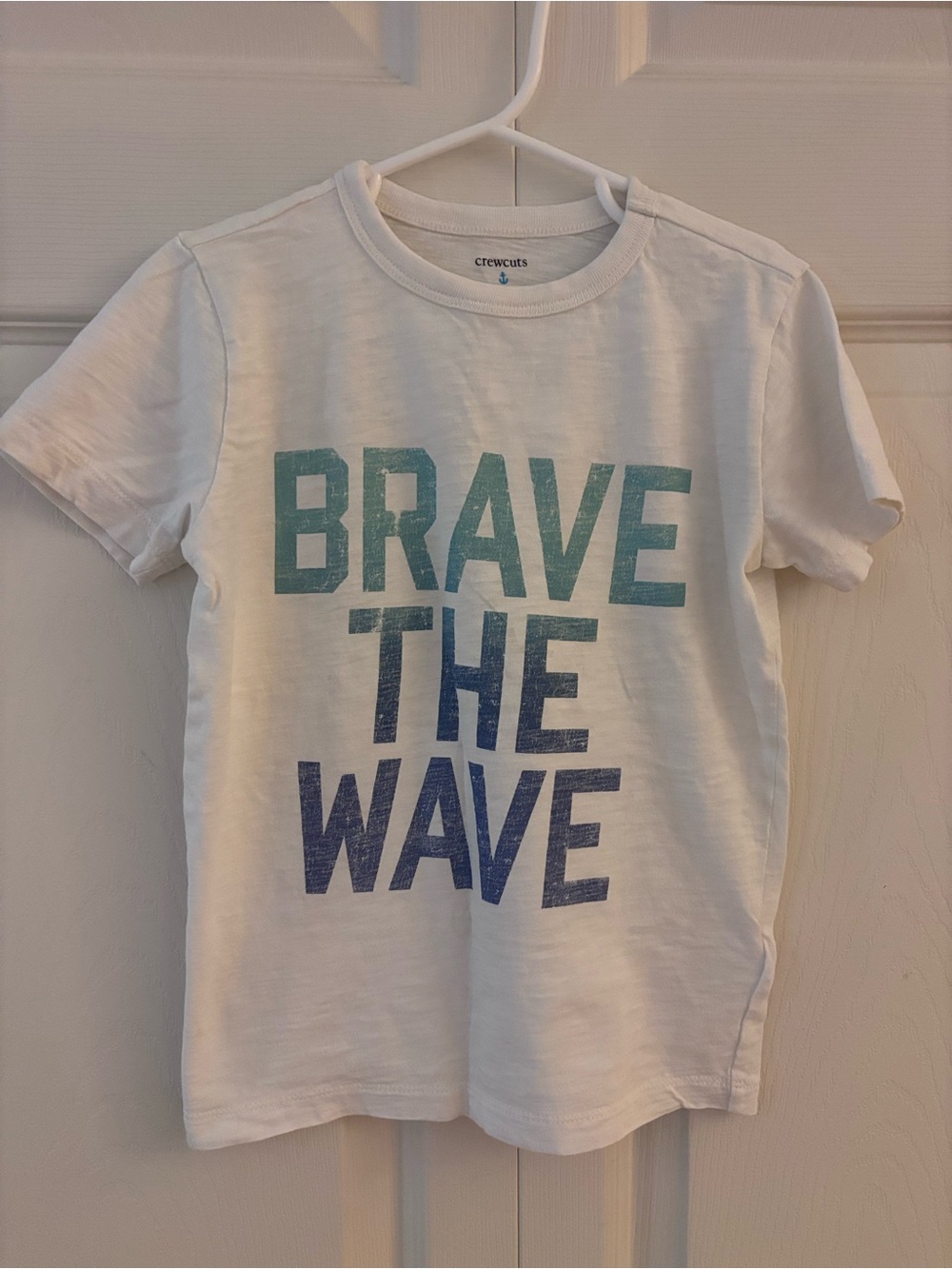 Crewcuts Kids 'BRAVE THE WAVE' Graphic Tee Sz 4-5